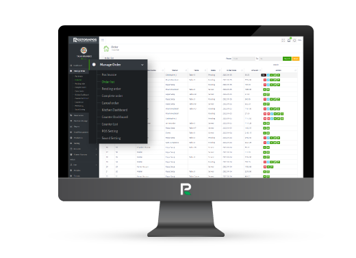 order management system for burger POS